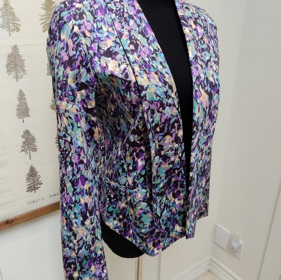 Mossimo Mixed Print Blazer - Small - Picture 3 of 9